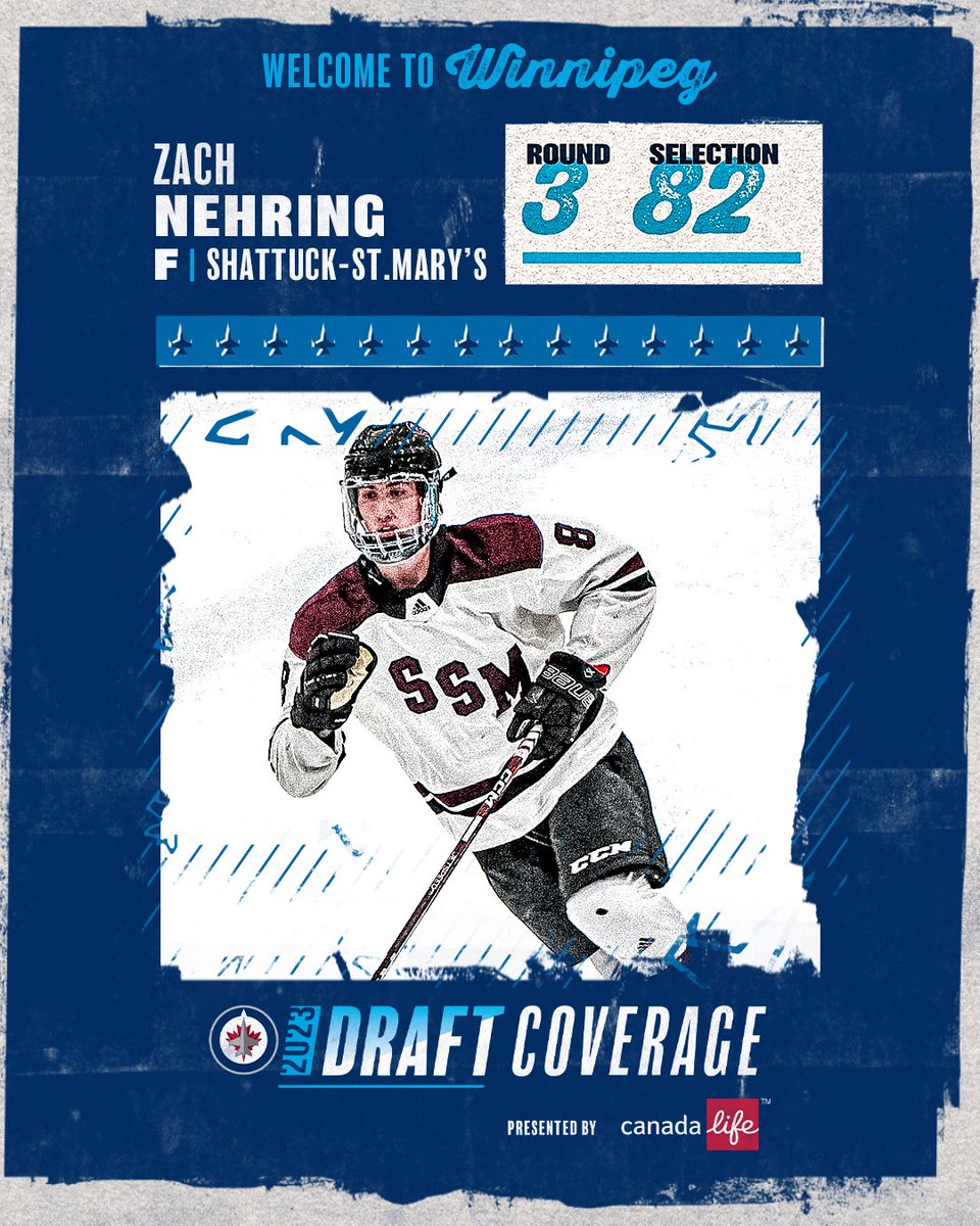 A Winnipeg Jr. Jet in 2014-15, and now a real Winnipeg Jet 🤩 

Welcome, Zach!

@CanadaLifeCo | #NHLDraft