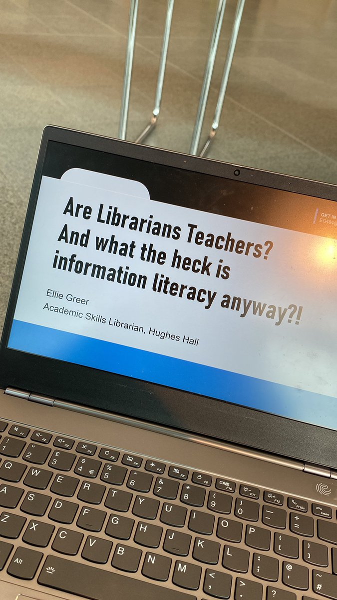Had a great time speaking <a href="/ALSFcam/">Cambridge Assistant Library Staff Forum</a> this afternoon! The other talks I heard were fantastic. Well done to the organisers 🎉
