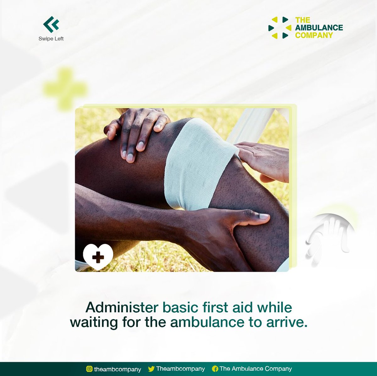 Theambcompany's tweet photo. Make a difference‼️
2/2🧵
#bystanderintervention #firstaidcare #takeaction #TheAmbulanceCompany #emergency #ambulancecare #lagos #savinglives #emergencymedicalservices #ambulance #ambulanceservice #emergencyservice #ambulancecompanyinlagos #firstaidcare https://t.co/6BMMUwJbEs