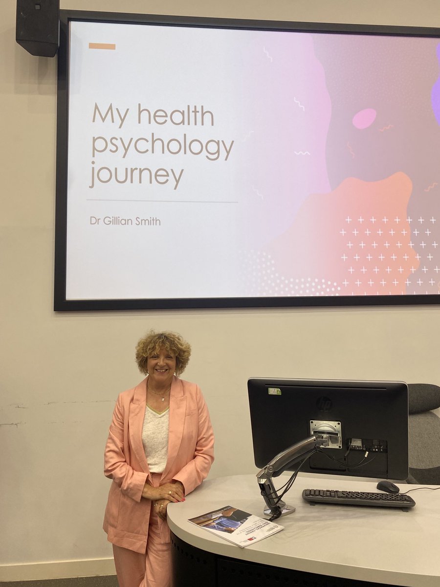 gillysmith07's tweet photo. Great to be back at Staffs Uni today for the annual conference and to have the opportunity to talk about my health psychology journey for my key note! https://t.co/V8OSEATHPZ