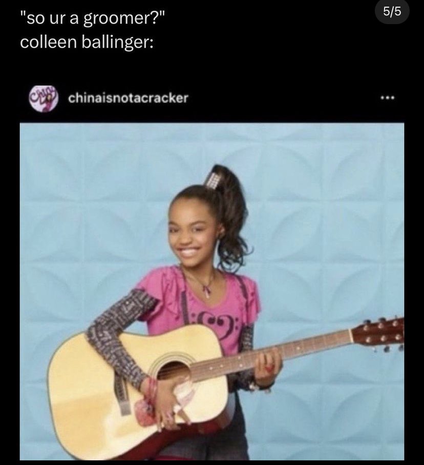 a8igailll's tweet photo. THIS IS SO FUNNY PLSSSSS #colleenballinger https://t.co/NEMe8k9ZTI