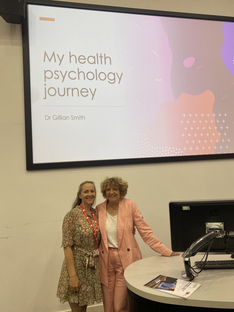 gillysmith07's tweet photo. Great to be back at Staffs Uni today for the annual conference and to have the opportunity to talk about my health psychology journey for my key note! https://t.co/V8OSEATHPZ