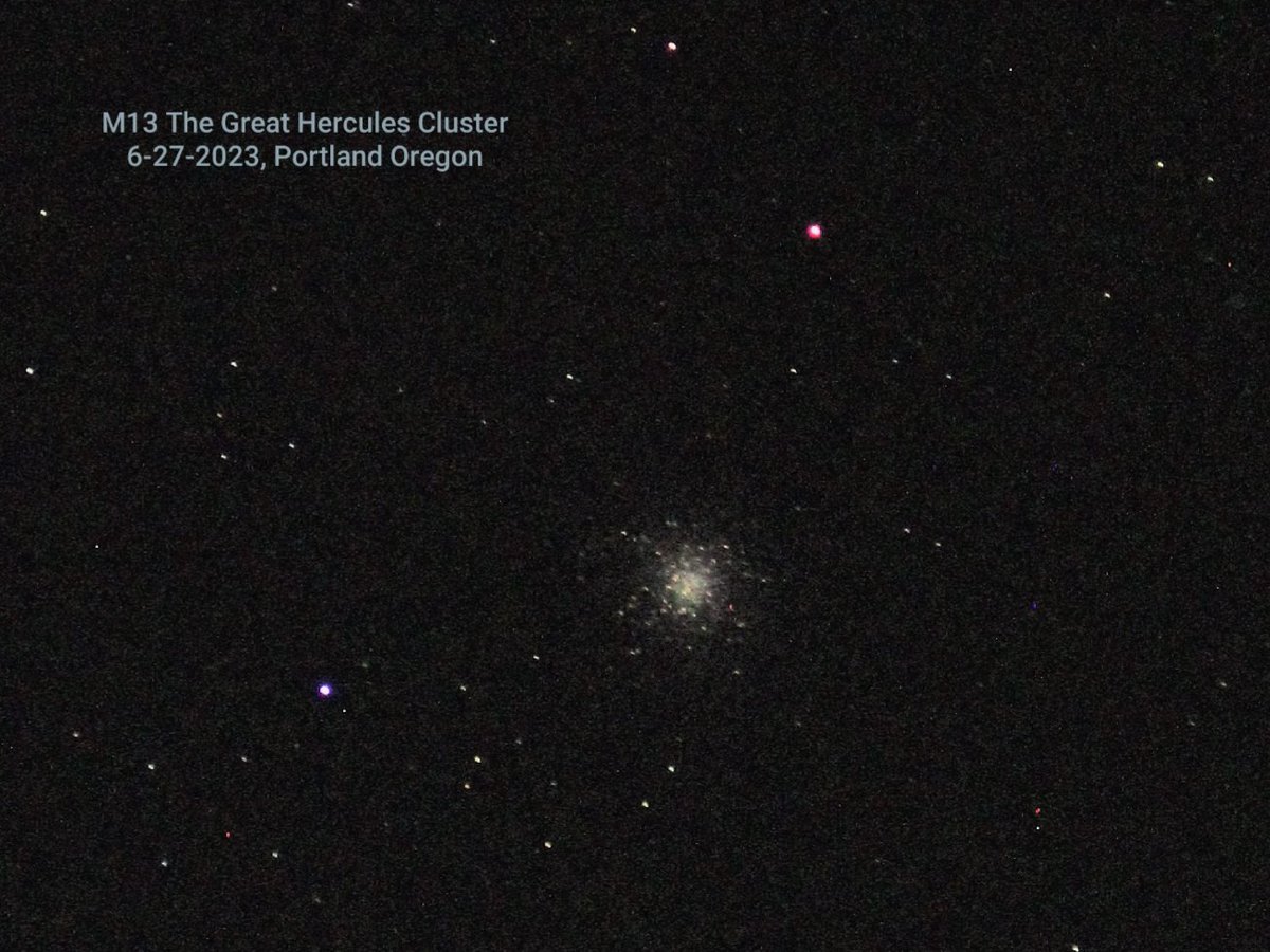 douglas mcarthur (@dougmac2011) on Twitter photo M13, The Great Hercules Cluster! Orion CT80 telescope w/ Canon EOS 6Ti camera. <a href="/oriontelescopes/">Orion Telescopes</a> <a href="/CanonUSAimaging/">Canon USA Corp.</a> M13, The Great Hercules Cluster! Orion CT80 telescope w/ Canon EOS 6Ti camera. <a href="/oriontelescopes/">Orion Telescopes</a> <a href="/CanonUSAimaging/">Canon USA Corp.</a>