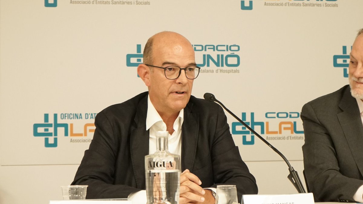 uchcat's tweet photo. 🔵Avui @JacoboMendioroz, Subdirector general de Vigilància i Resposta a Emergències de @salutpublicabcn, i Ignasi Carrasco, director de l’Àrea Assistencial del CatSalut, a la 125a. Assemblea General d’Associats de #LaUnió
#OrgullAssociats https://t.co/rN5bjCX5pF