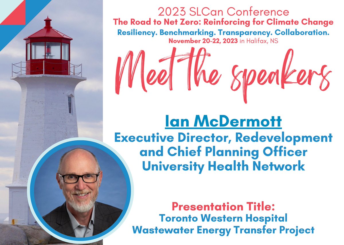SLCan_LECan's tweet photo. 2023 Conference Speaker
Ian McDermott, Executive Director, Redevelopment and Chief Planning Officer, UHN. Ian &amp; his team are project, space &amp; clinical/scientific interpreters, translating needs/concepts between the users &amp; the design/operational teams.

https://t.co/iJEhV5TfHX https://t.co/MmF6nZmsC8