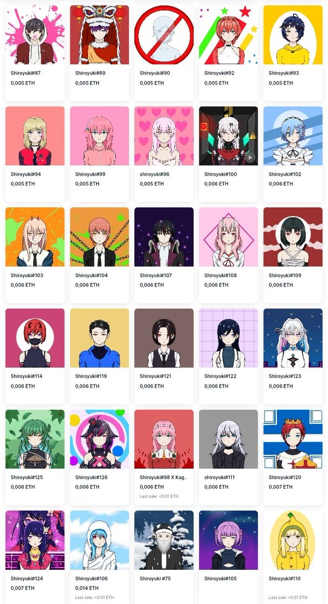 Shiroyuki_nft's tweet photo. Shiroyuki available 👀
Let's check out on opensea 😉
https://t.co/55GRgXKAEE

#NFTs #nft #VERTICALNFT https://t.co/LgO2JsCZJL