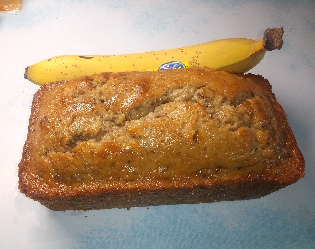 Do you guys like Banana Bread with Butter?? 🍌🍞🧈