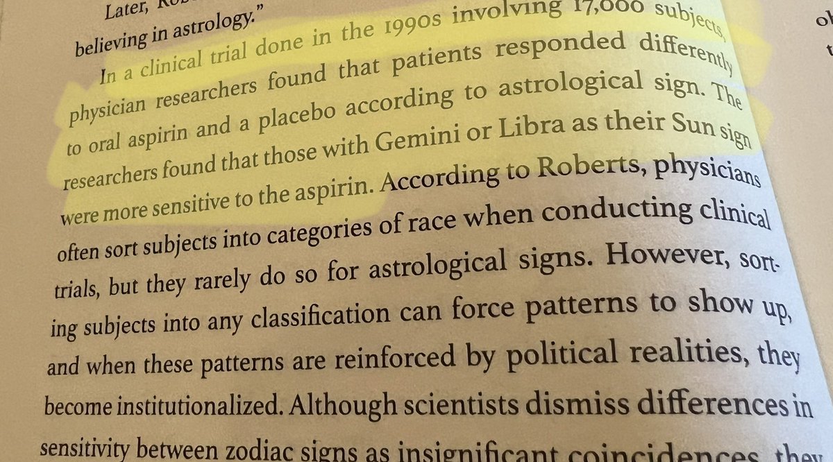 ChefSuziGerber's tweet image. Today in weird published scientific statements:

#astrology #pharmacology #categorization #identity