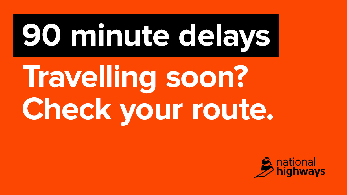 A reminder that the #M56 in #Cheshire remains closed both ways between J9 (#M6) and J10 (#Stretton) due to a collision involving a car and an overturned lorry which also caught fire.

There's now a 90 minute delay eastbound and 45 minutes westbound.

Consider alternative routes.