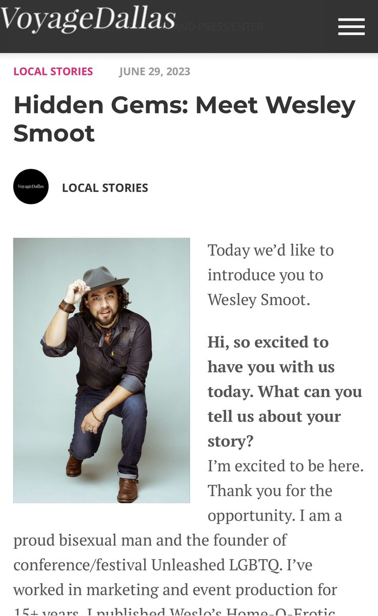 UnleashedLGBTQ's tweet image. Thank you to @VoyageDallasMag for coverage on Unleashed LGBTQ  conference/festival Sept 22-24 in Dallas, TX. To learn more check out link in bio. #unleashedlgbtq #lgbtq #lgbtqia #lgbtqpride #conference #VoyageDallas