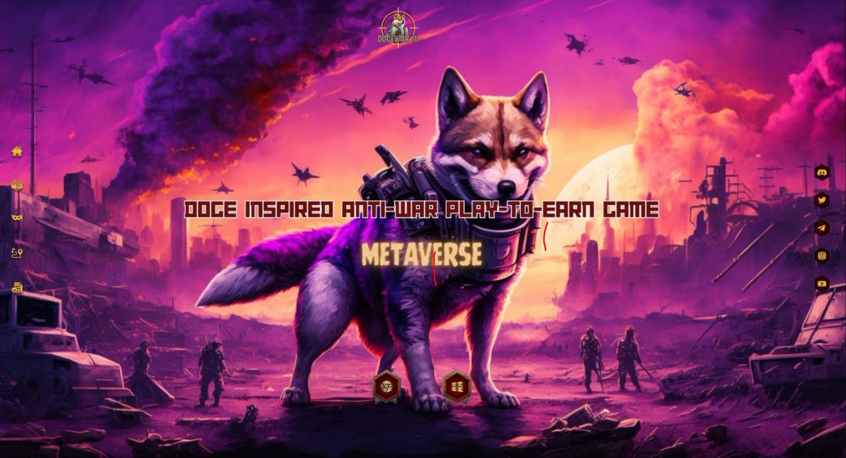 Token Name: Doge War III (DogeWar)
Telegram: t.me/DogeWarIIIChin…
Token Address: 0x17AFa0669FB48D2b265CEAF4192146E653859E9b
 dogewariii.com