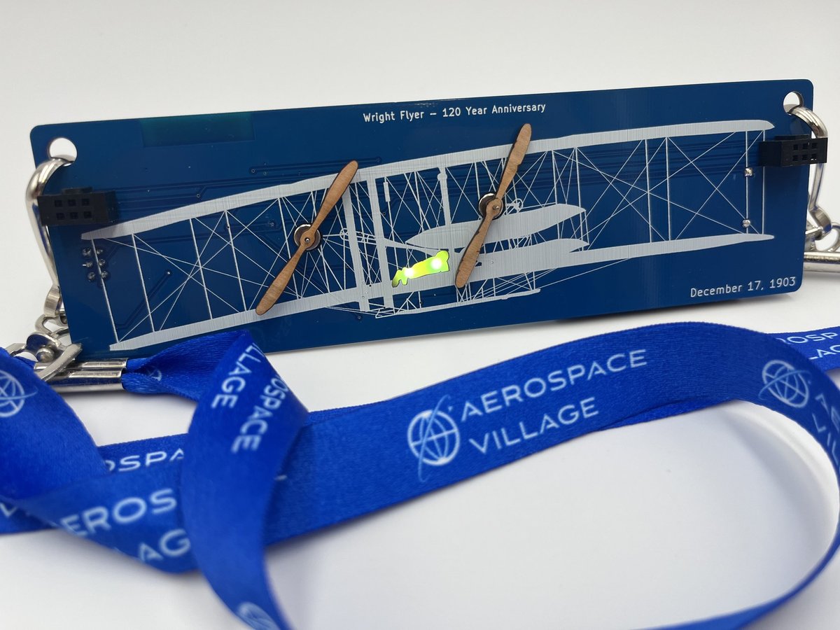 🚨 BADGE ALERT 🚨

To celebrate our 5th anniversary, the #AerospaceVillage will release a limited edition Wright Flyer badge at #DEFCON31. 
 
tindie.com/products/aero_…

All proceeds will go towards supporting our mission to build an inclusive community & promote knowledge.