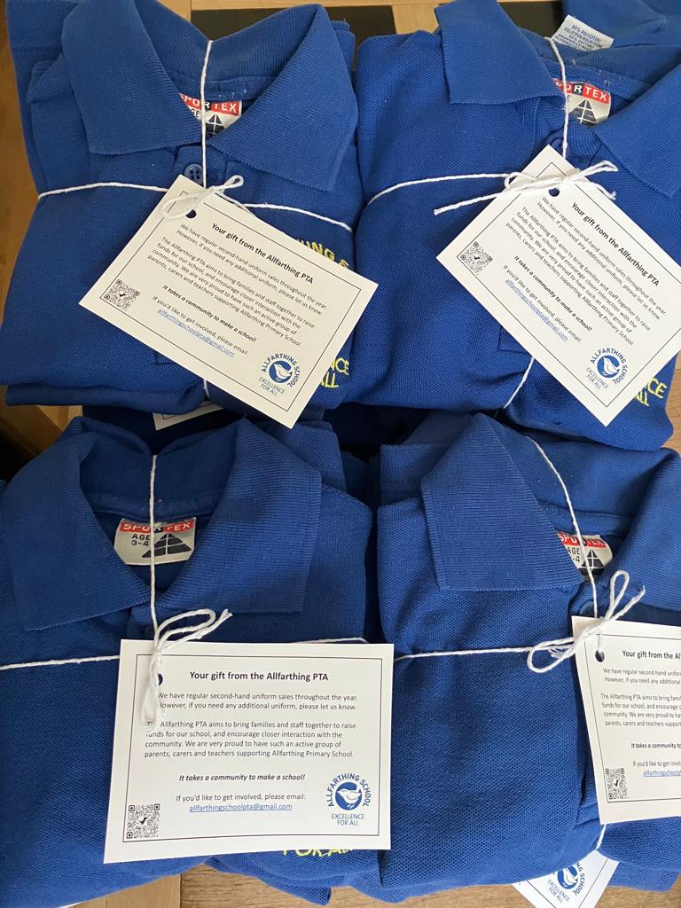 AllfarthingPTA's tweet photo. @allfarthingsch Welcome to the new Ducklings class! We hope you enjoyed your information morning and uniform bundles! Love, the PTA https://t.co/zbRFQTxVfp