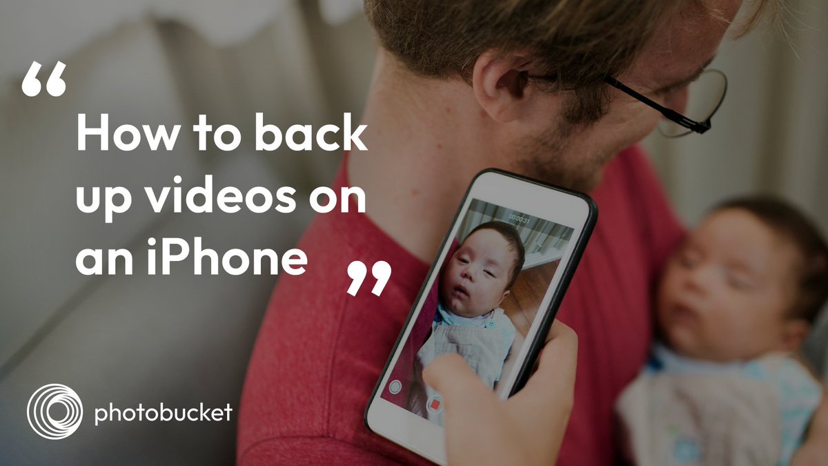 The average smartphone photo is only 2MB, whereas 1 minute of video shot in 4K can take up to 350MB.. Learn more on how to back up your videos on an #iPhone: hubs.li/Q01TZcjk0 #Photobucket #cloudstorage