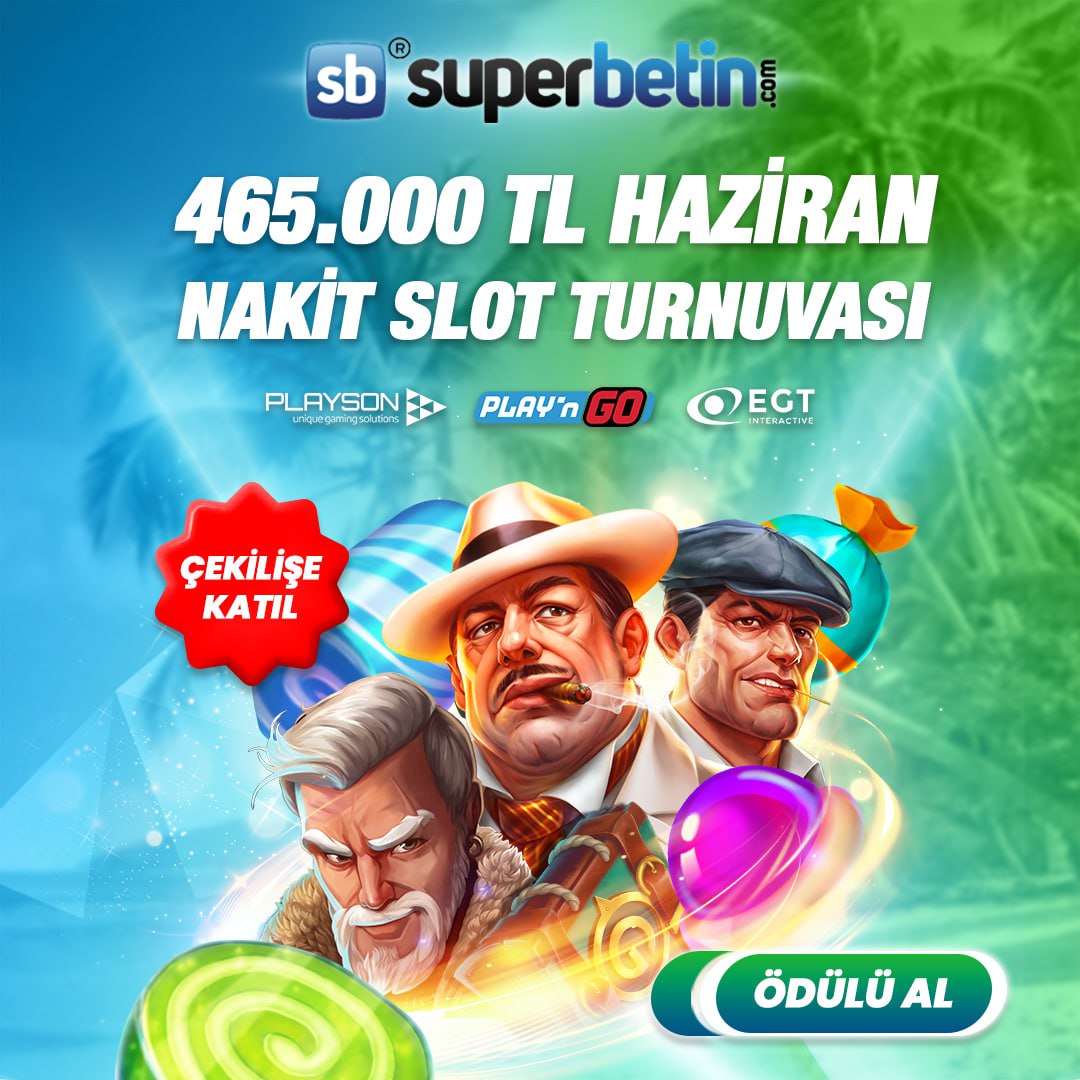 trsuperbetin3's tweet photo. 🎁 465.000 TL #Haziran Nakit #Slot Turnuvası

#Superbetin'de Haziran Slot turnuvası başlıyor! #Playson, #Playn'GO ve #EGT sağlayıcılarında çekilişe katıl ve birbirinden güzel ödülleri kazanma şansı yakala!

Superbetin Güncel Giriş: 👉 https://t.co/N1Tjtjp8ek https://t.co/Fe8cziA6LJ
