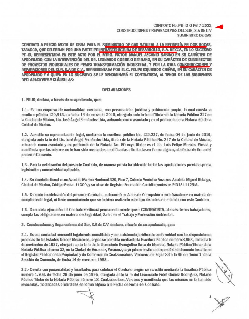 0scar on Twitter: "En 2022 PTI-ID, filial de Pemex Transformación ...