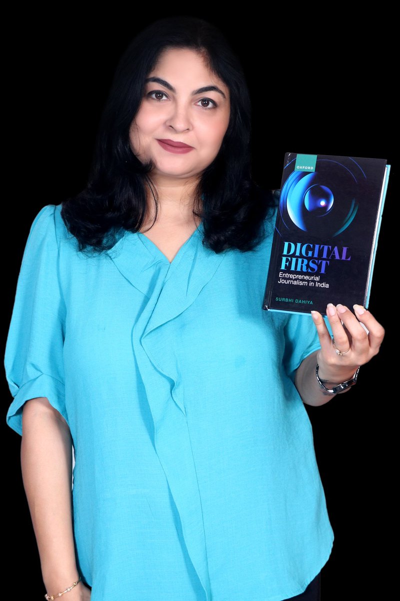 Prof (Dr.) Surbhi Dahiya (@surbhidahiyaej) on Twitter photo Elated to hold my new book in my hand. Do thumb through the pages of ‘Digital First: Entrepreneurial Journalism in India’ ( OUP, UK 23) to know about Indian trailblazers and their digital Journalism ventures. A sequel to my book ‘Indian Media Giants’ <a href="/IIMC_India/">Indian Institute of Mass Communication</a> <a href="/IAMCRtweets/">IAMCR</a> Elated to hold my new book in my hand. Do thumb through the pages of ‘Digital First: Entrepreneurial Journalism in India’ ( OUP, UK 23) to know about Indian trailblazers and their digital Journalism ventures. A sequel to my book ‘Indian Media Giants’ <a href="/IIMC_India/">Indian Institute of Mass Communication</a> <a href="/IAMCRtweets/">IAMCR</a>