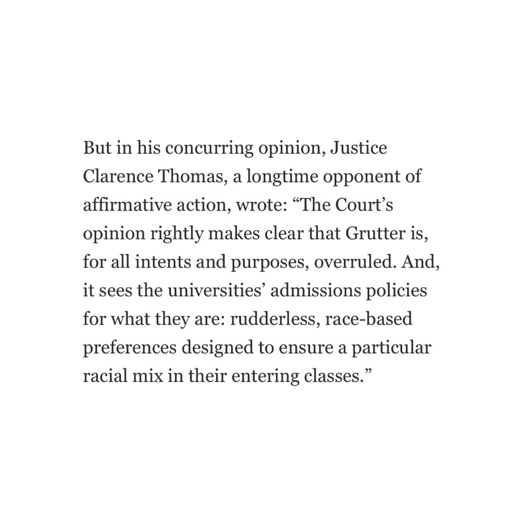 And once again, Clarence Thomas has solidified himself as the Uncle Tom of Willie Lynch’s dreams. 
#SCOTUS #ClarenceThomas