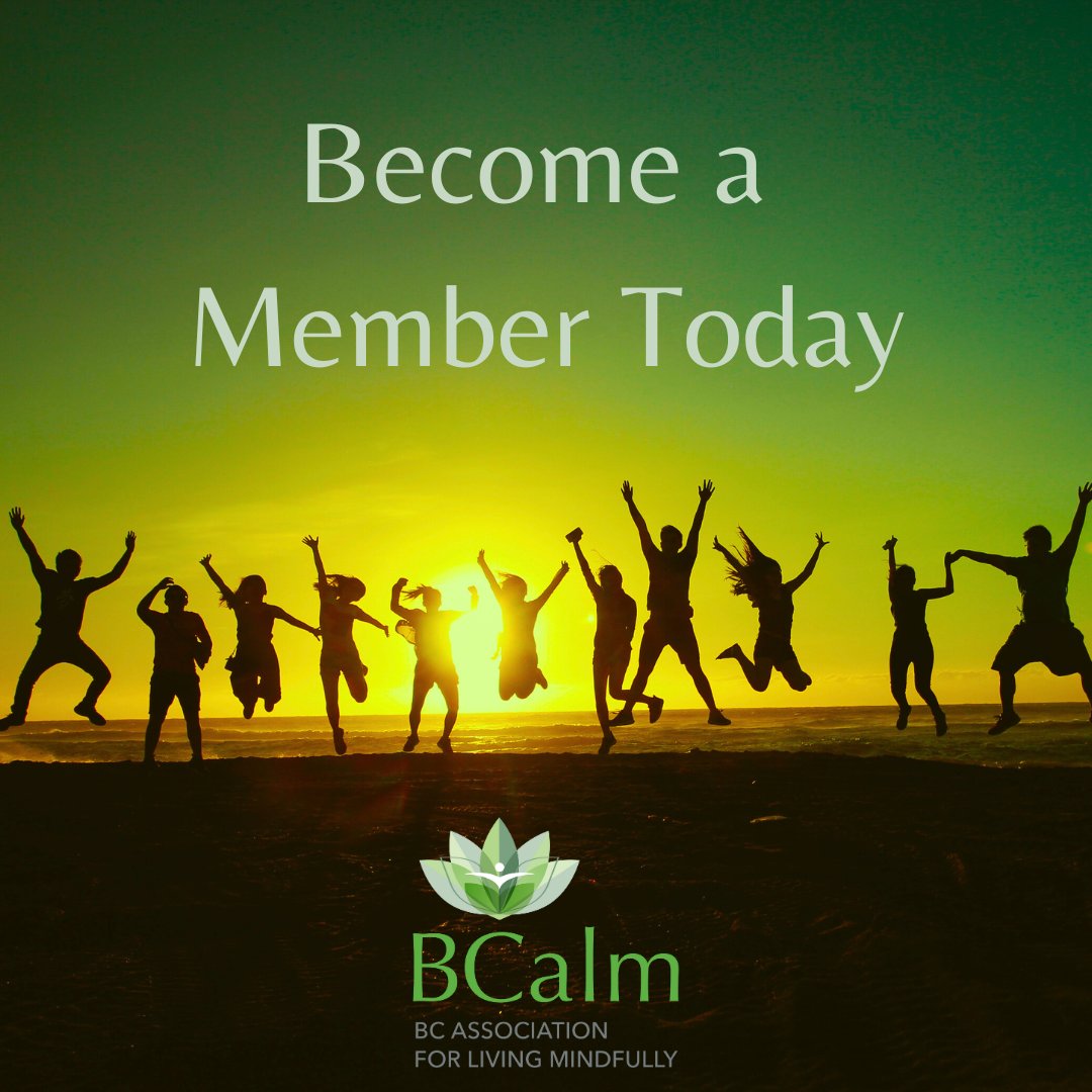 Membership with BCalm is a GREAT way to learn about different avenues to help enrich your life through mindfulness and meditation. Membership is open to anyone with a desire to improve their well-being. Visit bcalm.ca/become-a-membe… to learn more