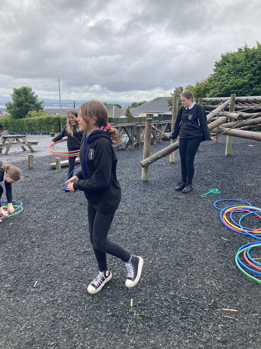 P7BWPS's tweet photo. Having some fun outside with friends in our final week of P7!🤩 https://t.co/oehyTzZngo