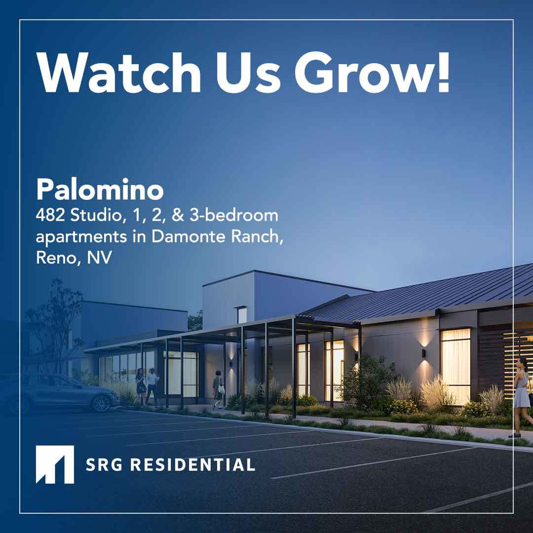 SaresRegisGroup's tweet photo. We're excited to announce that SRG Residential has been awarded management of Palomino. Learn more at https://t.co/VQENRquJYi

#srgresidential #saresregisgroup #nevada #reno #sacramento #SoarWithSRG https://t.co/9ZDR6r0P6p https://t.co/0Dy0vgpMFQ