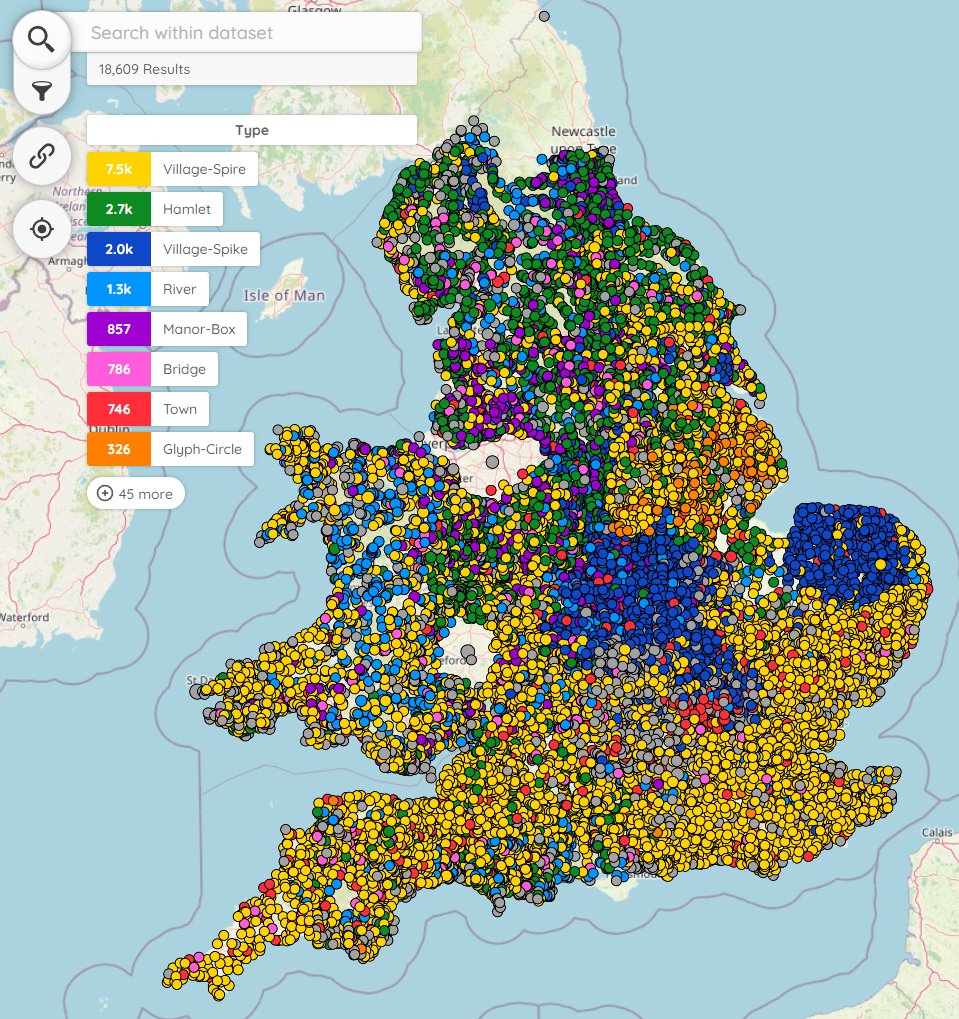 @sixteenthCgirl @ViaeRegiae ... and that's another 1,362 16th-century place-names I've added in the past three days (using @aboutgeo's @PelagiosNetwork #Recogito annotation software), making 18,609 in total. Herefordshire next. descartes.emew.io/Saxton/#/6.16/…