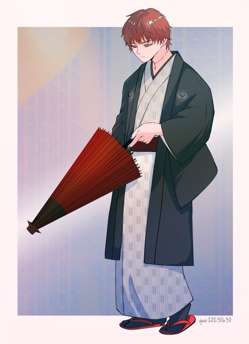 「oil-paper umbrella short hair」 illustration images(Latest)｜4pages
