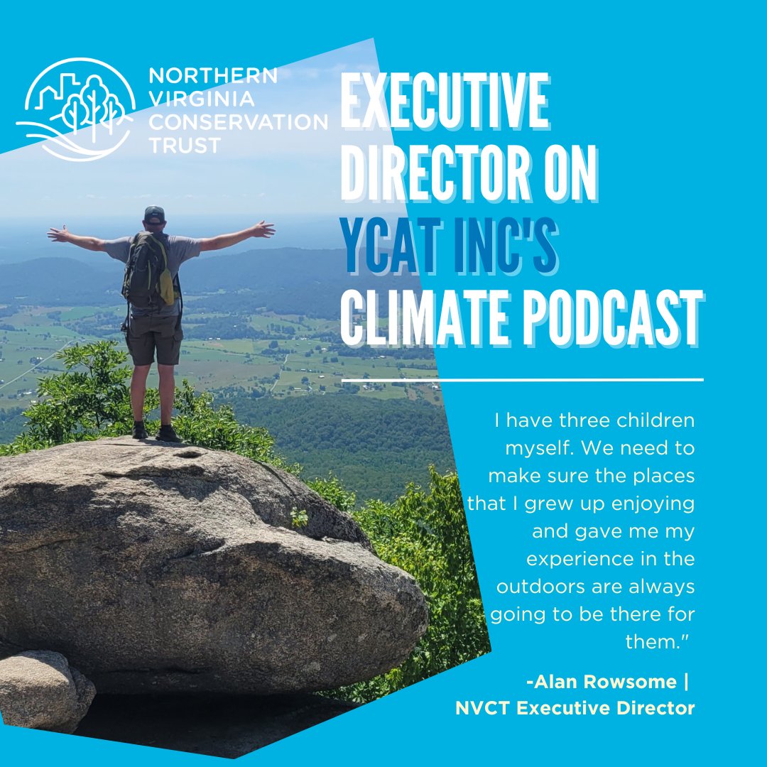 Exciting News!

Thrilled to announce that our Executive Director, Alan Rowsome, was featured on the YCAT Inc podcast! 🎧 Alan discussed climate change &amp; how NVCT works to combat its effects. Listen to the podcast episode here:
 bit.ly/3r3uuax
#savingnearbynature