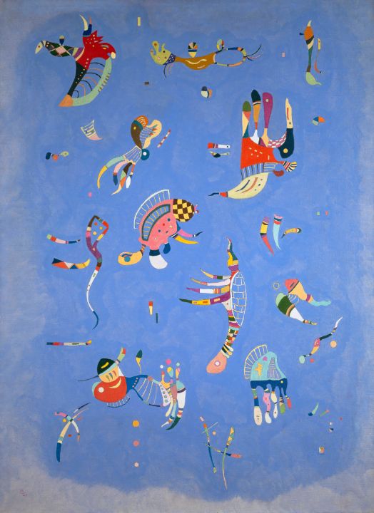 Art of the Day: 'Sky blue, Kandinsky 1940'. Buy at: ArtPal.com/artcollectionl…