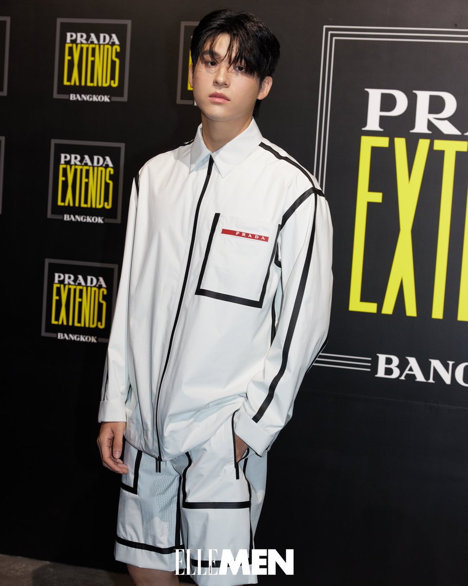 ElleMenThailand's tweet photo. หล่อทะลุกล้อง! ‘สกาย วงศ์รวี’ @skywongraveee ที่งาน PRADA EXTENDS BANGKOK Curated by Richie Hawtin ที่จัดขึ้นอย่างยิ่งใหญ่คืนนี้! 

#ELLEMENreports 
#ELLEMENthailand 
#Prada #PradaExtends #PradaExtendsBangkoko
#skywongravee https://t.co/YKGDZYiexJ