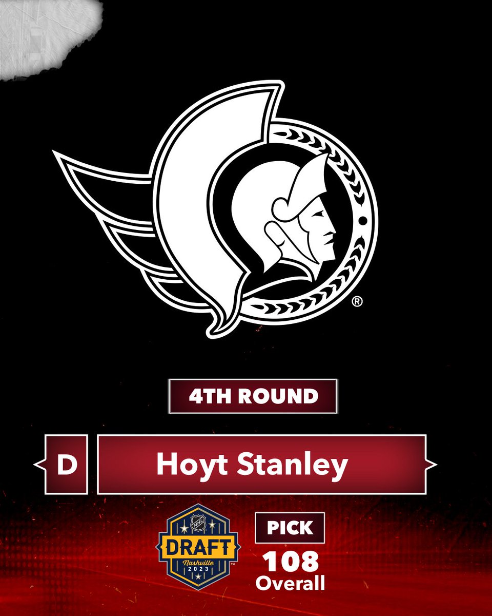 With the 108th selection in the 2023 #NHLDraft we have selected Hoyt Stanley from the BCHL.

Welcome, Hoyt!

#GoSensGo