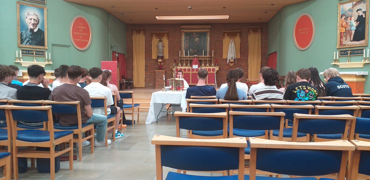 We celebrated Mass on the Feast of SS Peter and Paul to give thanks and reflect on all that has been achieved today. Well done L6! #OratoryJoy