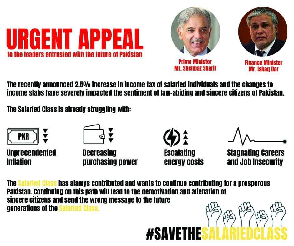 pak_investor's tweet photo. "No taxation without representation" ~ #savethesalariedclass

#Budget2023 #economy2023 #inflation https://t.co/NBf6J5b8Ew