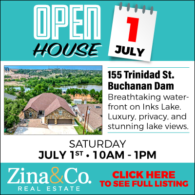 #OpenHouses this Saturday, July 1st
Come on out!!
#InksLake 155 Trinidad 10 am - 1 pm
#HillCountryLiving 1151 Stone Mountain 11 am - 2 pm
 conta.cc/3JzRTqo