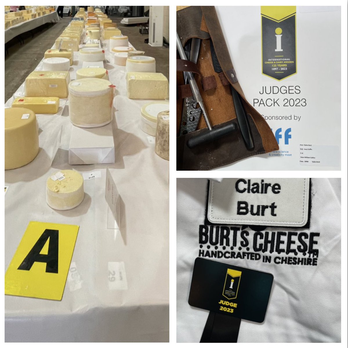 Burtscheese's tweet photo. Had a great day judging @iCheeseAwards
#bluecheese #cheese #cheesejudging #morethanjustcheese #morecheeseplease #cheeselover #allthecheese #cheeseexperience #lovecheese #cheeselovers #fromage #cheesemakers #cheeseboard #cheesetasting #cheesemaking #Cheshire https://t.co/KR4Mjtzo05