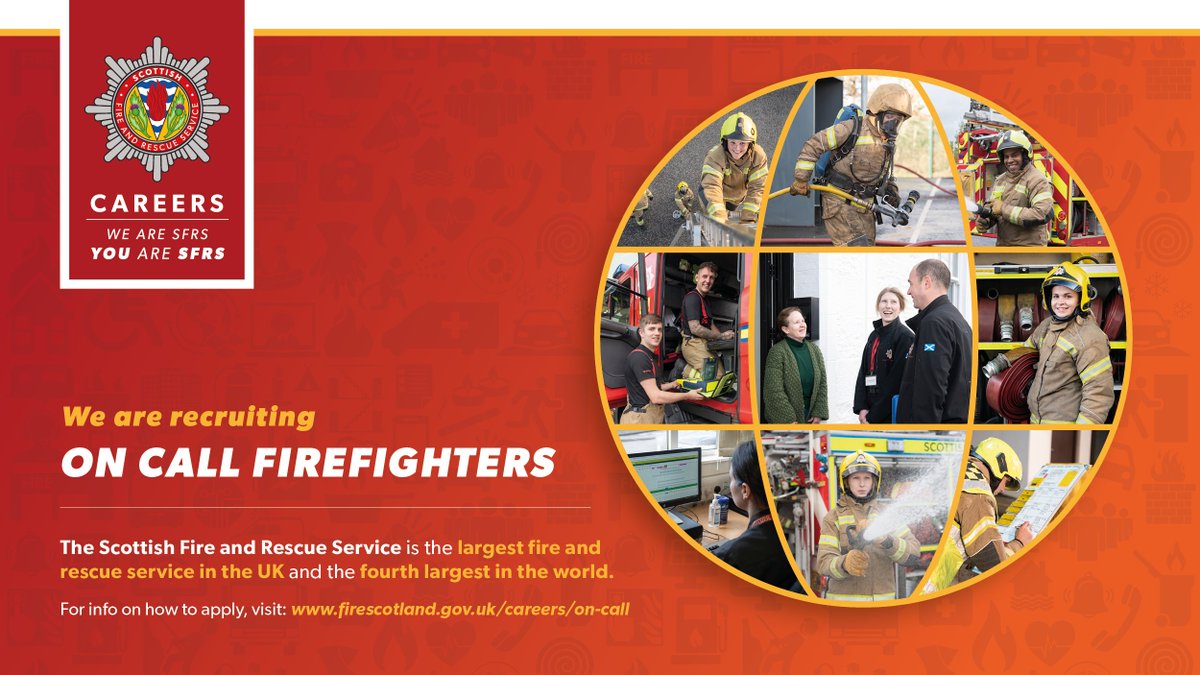 Strathaven Fire Station (@strathavenfire) on Twitter photo We are recruiting On-Call Firefighters for Strathaven Fire Station. If interested or for more information go to firescotland.gov.uk/careers/on-cal…
<a href="/SFRS_Lan/">SFRS Lanarkshire</a> We are recruiting On-Call Firefighters for Strathaven Fire Station. If interested or for more information go to firescotland.gov.uk/careers/on-cal…
<a href="/SFRS_Lan/">SFRS Lanarkshire</a>