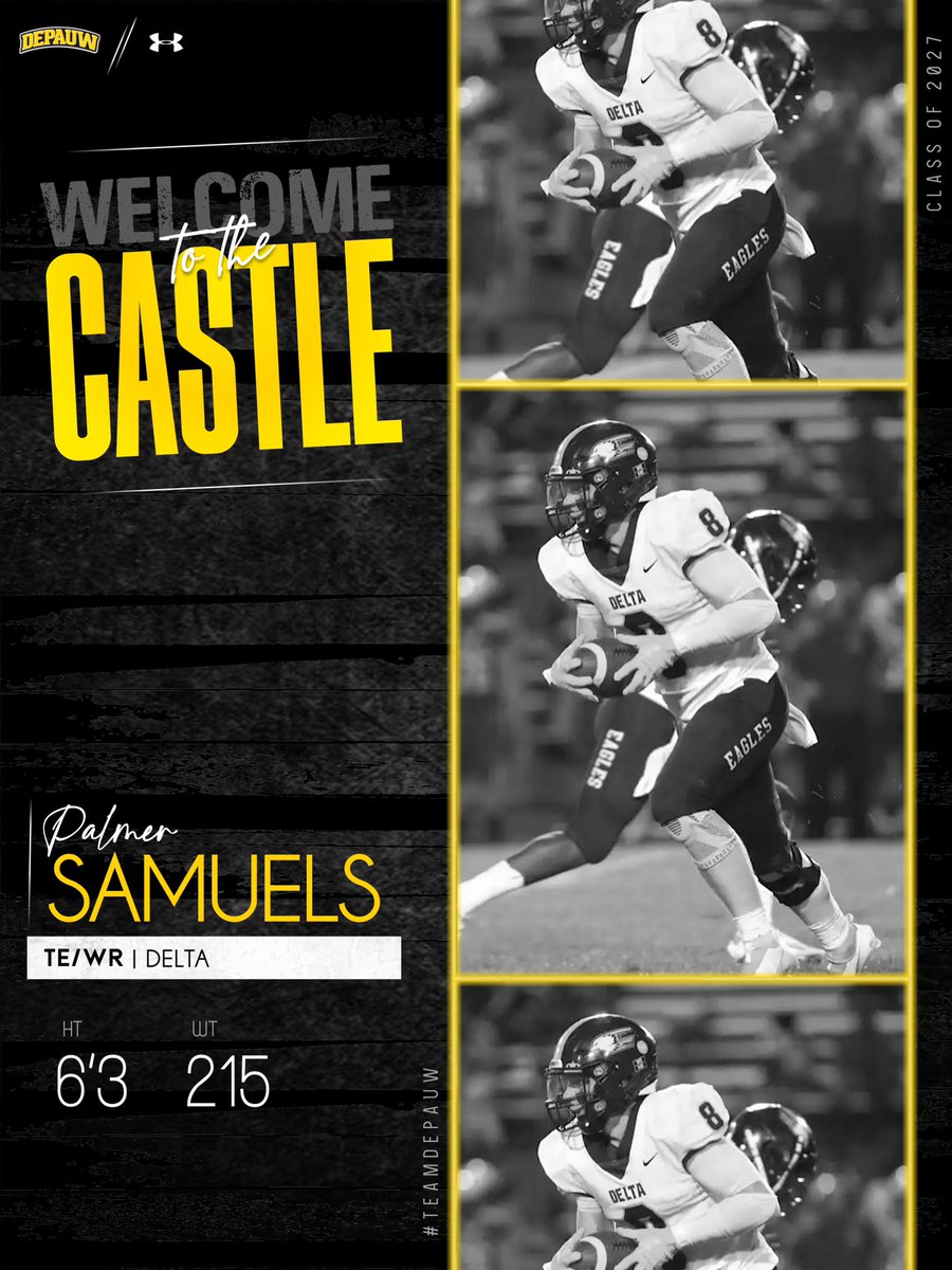 DePauw Football (@depauwtigersfb) on Twitter photo ๐ช๐ฒ๐น๐ฐ๐ผ๐บ๐ฒ ๐๐ผ ๐๐ต๐ฒ ๐๐ฎ๐๐๐น๐ฒ, <a href="/samuels_palmer/">Palmer Samuels</a>!
ย
#TigerPride | #TeamDePauw ๐ช๐ฒ๐น๐ฐ๐ผ๐บ๐ฒ ๐๐ผ ๐๐ต๐ฒ ๐๐ฎ๐๐๐น๐ฒ, <a href="/samuels_palmer/">Palmer Samuels</a>!
ย
#TigerPride | #TeamDePauw