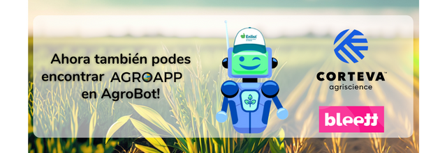 AgroApp_ARG's tweet photo. AgroApp llego a AgroBot! 🌱 Chatea con la nueva tecnología de @CortevaARG  🤖 https://t.co/bHUoXLjRP5