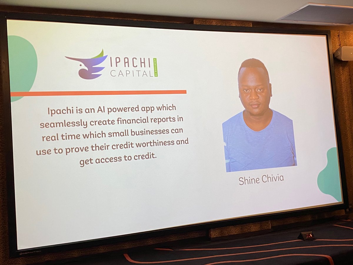 bridge_portal's tweet image. Congratulations 🥳 🎉 to Ipachi Capital, based in Botswana. 

#FintechChallenge 
@worldbank @dabd_sa @dsigovza