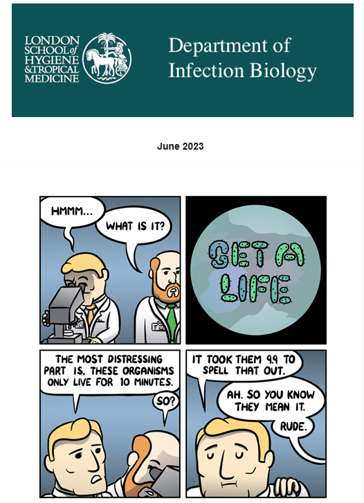 Department newsletter mixing it up for the summer #infectionbiology #epitwitter