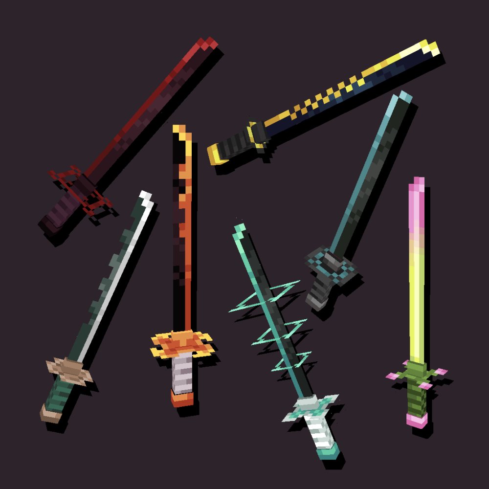 New 3d Swords Minecraft Texture Pack