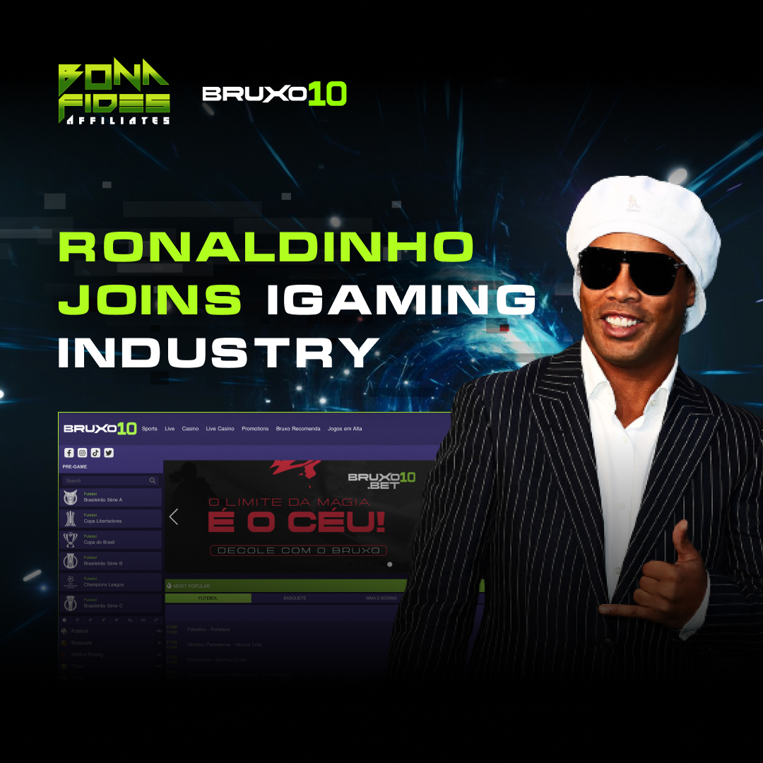 🌟 Ronaldinho Joins iGaming Industry ⚽💰

The legendary Ronaldinho has unleashed his very own sports betting platform, and it's time to take your affiliate game to new heights! 🎉🚀

Explore #sportsbetting on our exclusive offers, #Fairspin and #weiss 

#RonaldinhoGaucho