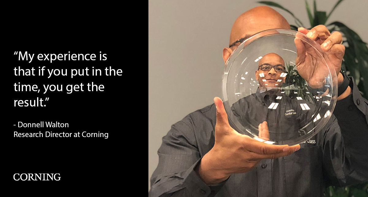 Donnell Walton, research director of Corning’s West Coast Technology Center sat down with Optica to discuss his “path-breaking” journey and his career in engineering and physics. Read more: ms.spr.ly/6041gclVh

#vitaltoprogress #engineeringcareers #blackengineers #stemcareers