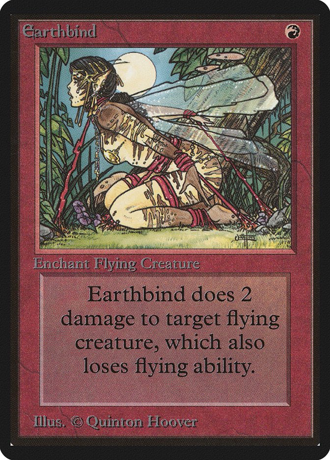 mtgjumpstarter's tweet photo. This comment I found on Facebook about the card Earthbind is absolute loser shit. 1. Nobody likes or wants a reprint of this card; it’s terrible 2. Quinton Hoover didn’t get “canceled”, he literally died https://t.co/1N8kYKss7T