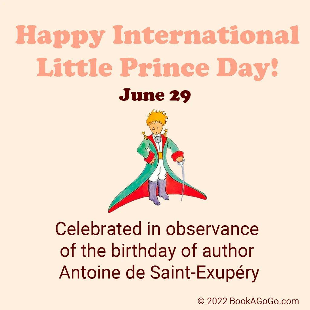 BookAGoGo's tweet photo. Happy International Little Prince Day! Celebrated in honor of author @a_de_st_exupery's birthday. #thelittleprinceday https://t.co/R3OXJOBHJQ