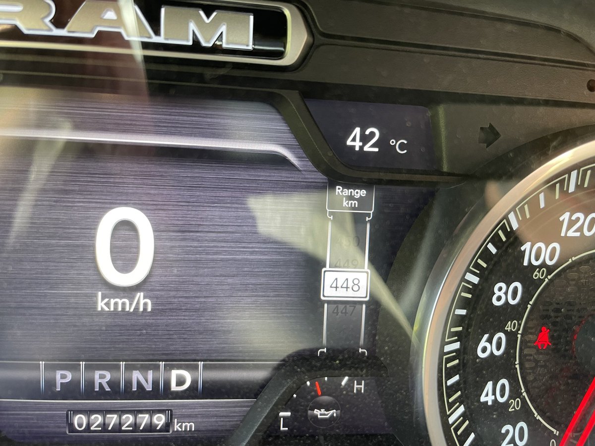 A little warm in the truck today