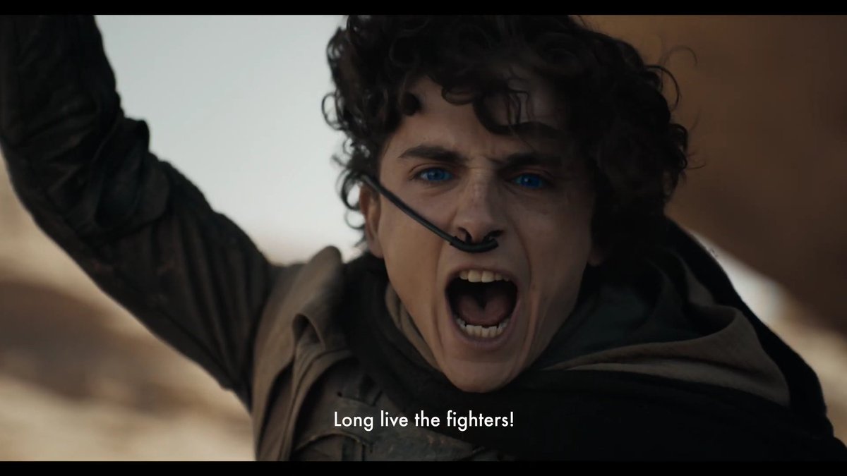 DuneInfo's tweet photo. "Ya hya chouhada!"
"Long live the fighters!"
#DunePartTwo https://t.co/7yt9tjXQ2s