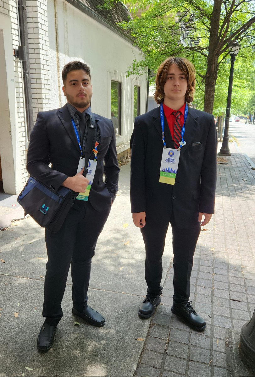 MavFBLA's tweet photo. FBLA Nationals competition day! Wednesday, June 28. Let's do this Hayder and James for MRHS! #FBLANLC https://t.co/1H3KTWWKeg