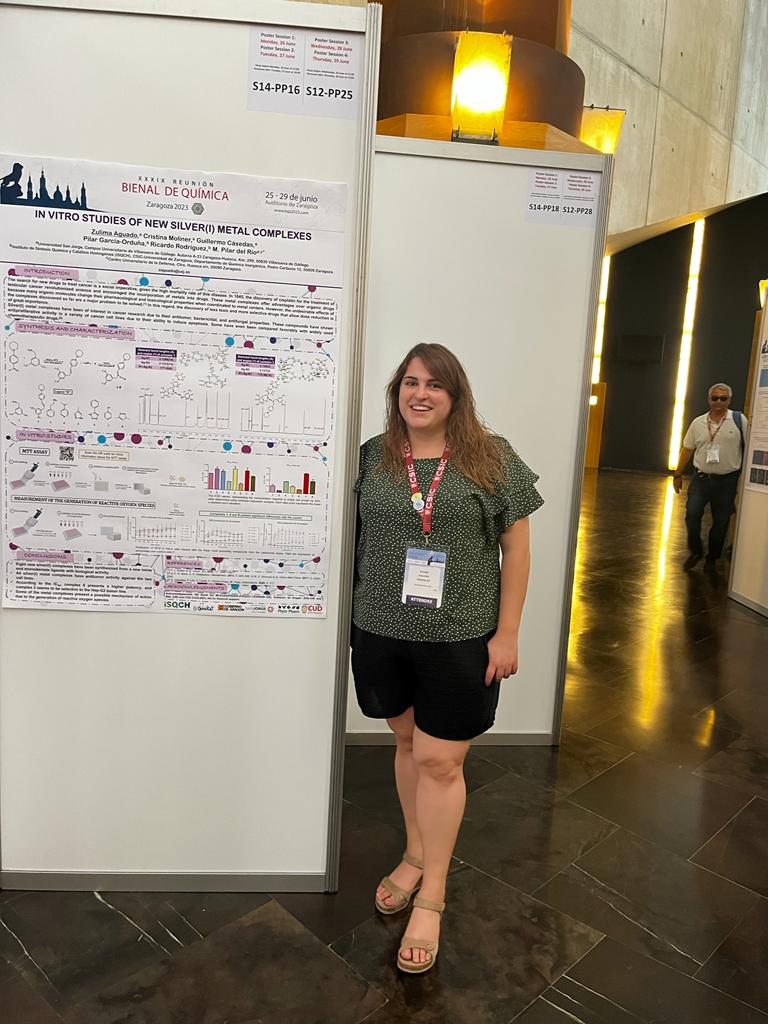 chiralcatgroup's tweet photo. Pleased to present our work at XXXIX Bienal de Química in Zaragoza #BQZ2023 @RSEQUIMICA @BQZ2023 (1/3). https://t.co/Mfr53pNXZR