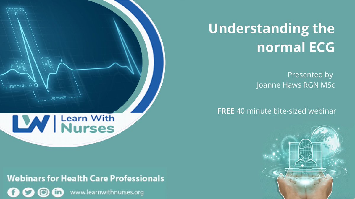 LWNurses's tweet photo. 🗓️3.7.23 ⏰6pm
🫀Understanding normal #ECG
📢@jojohaws
🩺Open to all #HCP
🎓Certificates via @MedAllApp
🆓Register: https://t.co/VbOwj2D5Tr #LWN @WeNurses @WeParamedics @Gpnsnn @WeGPNs @WeStudentNurse @WeNursingAssocs #CardioTwitter #LWN #NurseTwitter #MedTwitter https://t.co/3Tz4Kidksj